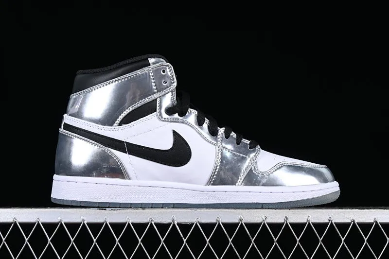 All categories Air Jordan Jordan series basketball shoes Air Jordan 1 High Air Jordan 1 Pass The Torch AJ1 Joe 1 Leonard liquid electroplated silver AQ7476-016